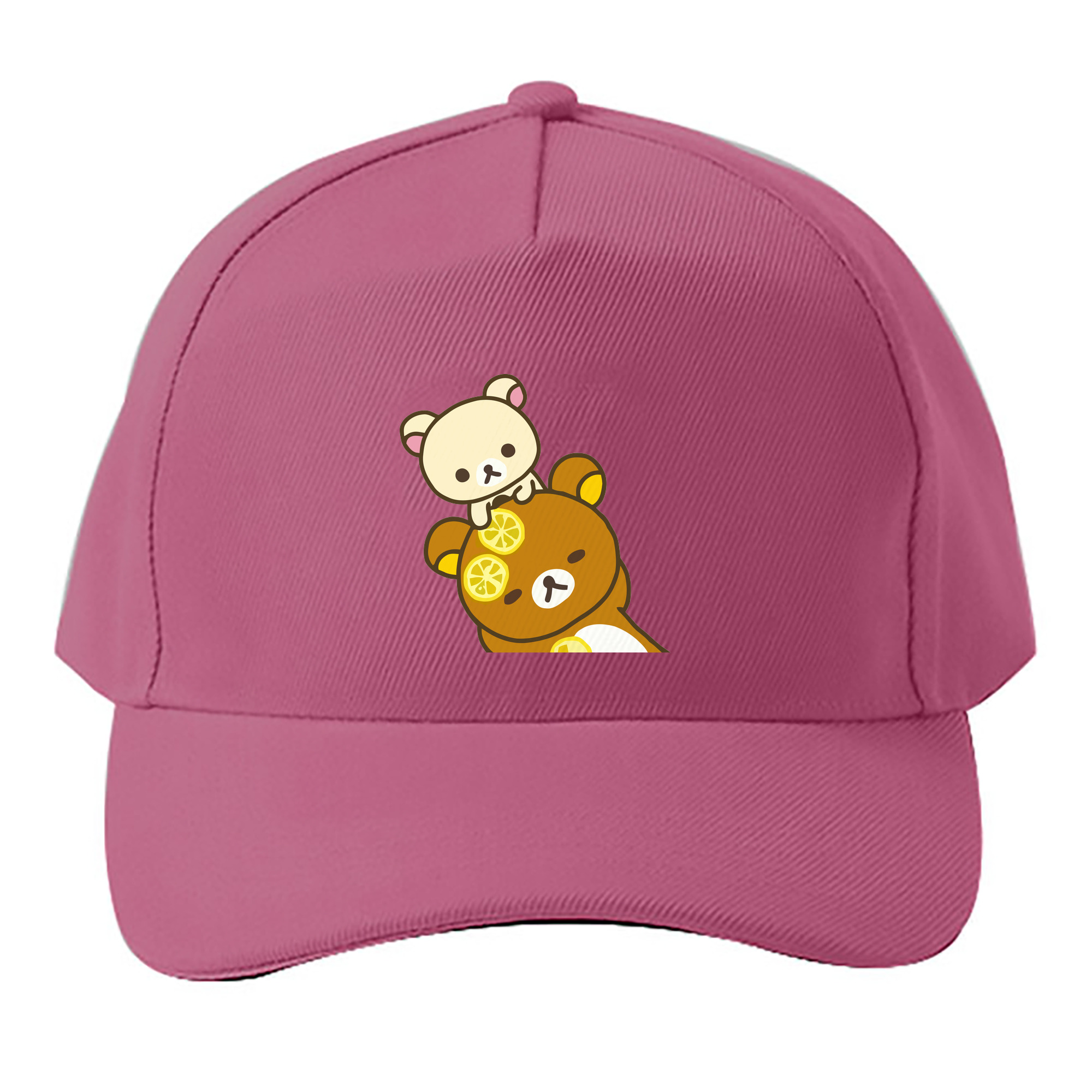 （画像用） リラックマ リラックマ キイロイトリ Rilakkuma Korilakkuma Kiiroitori ベースボールキャップ 綿100％ 男女兼用 帽子 スポーツ